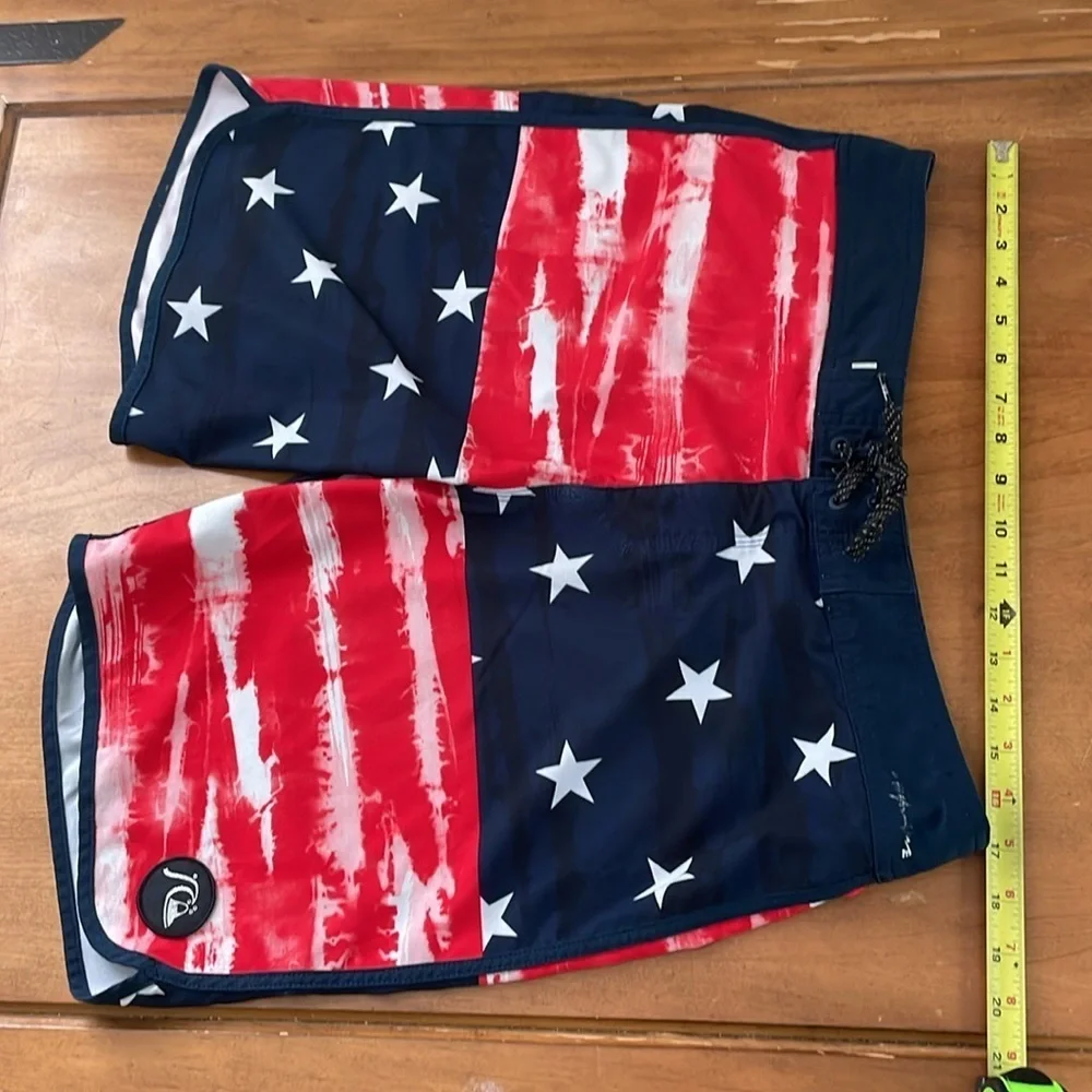 Quicksilver High Line Board Shorts Size 34